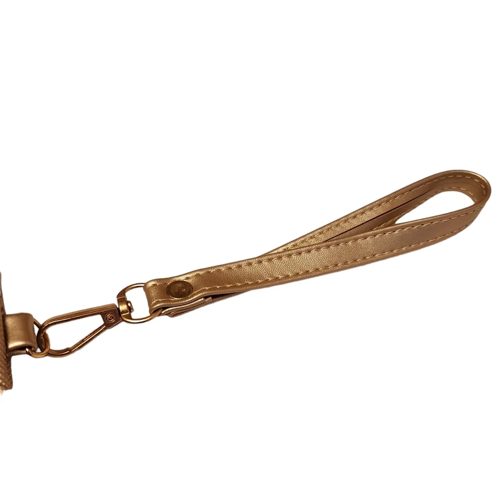 Small Light Gold Wristlet